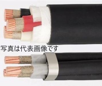 フジクラダイヤケーブル EM-FPT100SQ 3芯 600V 電線管用低圧耐火ケーブル＜切売＞10m以上1m単位