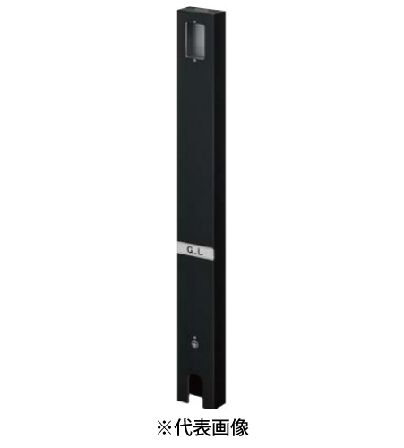 パナソニック DDP141B 屋外電源コンセント支柱 Ｄポール フラットタイプ 防水コンセント用 色ブラック
