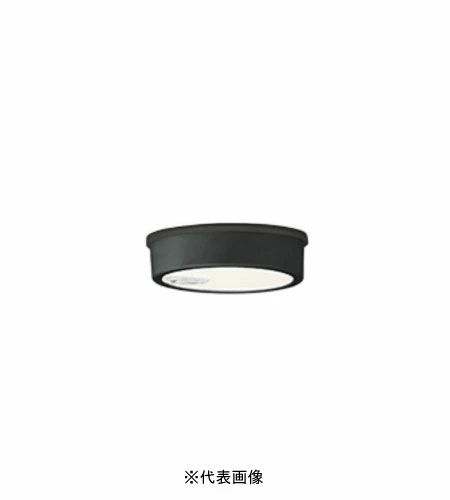 オーデリック OG254536 軒下用シーリングライト 人感センサーON-OFF型 非調光タイプ 白熱灯60W相当電球色 ブラック
