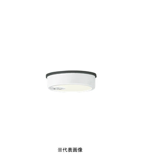 オーデリック OG254534 軒下用シーリングライト 人感センサーON-OFF型 非調光タイプ 白熱灯60W相当電球色 オフホワイト