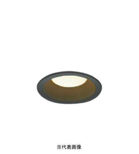 コイズミ照明 AD7251B27 S形黒枠ダウンライト 100φ 準耐火構造対応 防雨・防湿型 100W相当 非調光 電球色