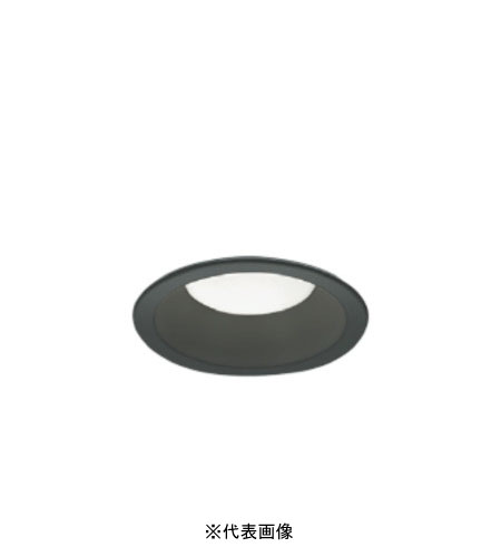 コイズミ照明 AD7350B50 S形黒枠ダウンライト 100φ 準耐火構造対応 防雨・防湿型 60W相当 調光 電球色