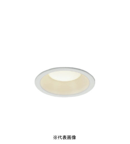 コイズミ照明 AD7350W35 S形白枠ダウンライト 100φ 準耐火構造対応 防雨・防湿型 60Ｗ相当 調光 温白色