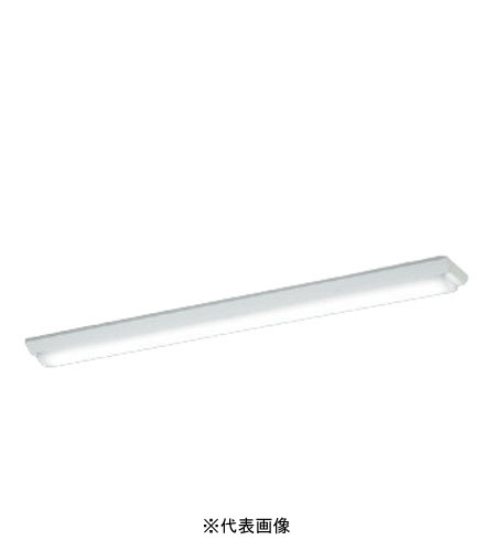 コイズミ照明 AH92406+AE57502 LEDベースライト 本体＋ユニット 40形逆富士型 FLR40W x 1灯相当 ﾌﾟﾙｽｲｯﾁ付 昼白色