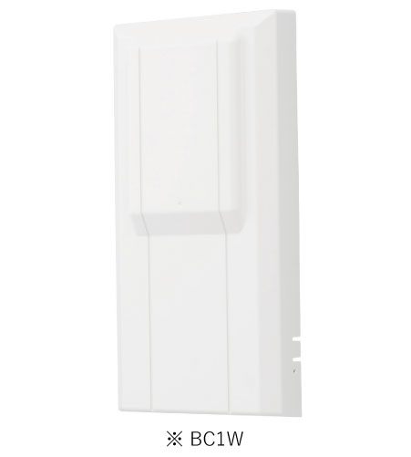 サン電子 BC1W UHF平面アンテナ 背面スッキリカバー WGシリーズ専用 ホワイト