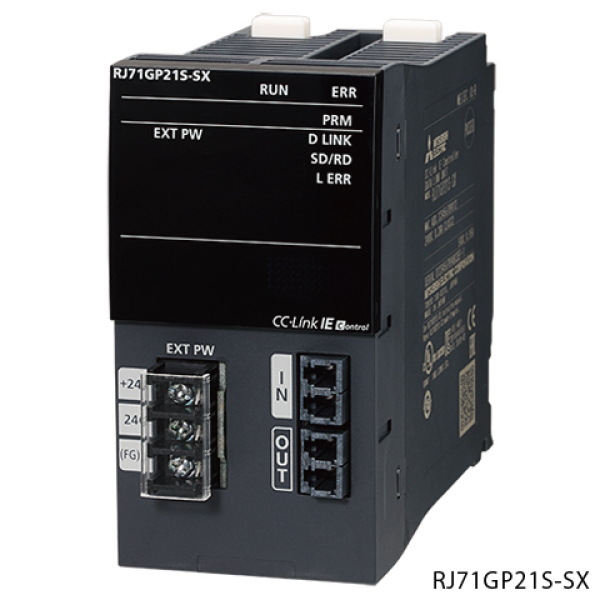 三菱電機 RJ71GP21S-SX CC-Link IEコントローラネットワークユニット 管理局/通常局 外部供給電源機能付き