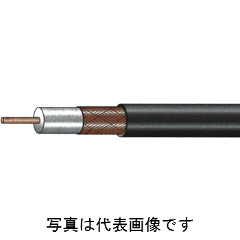 伸興電線 5C-2V 高周波 同軸ケーブル 100m巻 色 黒