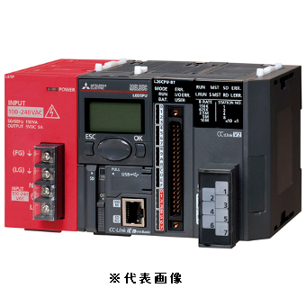 三菱電機 L26CPU-PBT-SET MELSEC-Lシリーズ CPU（L26CPU-PBT）電源ユニット（L61P）表示ユニット（L6DSPU）セット品