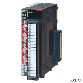 三菱電機 L60DA4 MELSEC-Lシリーズ ディジタル－アナログ変換ユニット