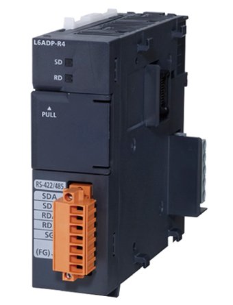 三菱電機 L6ADP-R4 MELSEC-Lシリーズ RS-232/485アダプタ 伝送速度:115.2kbps GOT接続 MELSOFT接続 接続通信プロトコル支援機能 シリアルコミュニケーション機能