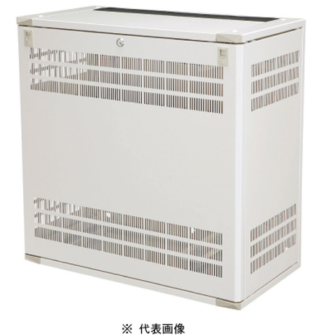 日東工業 THD30-565-K HUB収納キャビネット 壁掛けカバータイプ 色ペールホワイト塗装 外形 (W=500 h=650 D=300) mm 取付ユニット5U