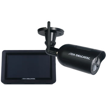 DXデルカテック WSC410S ワイヤレスHD　カメラ＆モニターセット　話せるカメラ　防犯カメラ