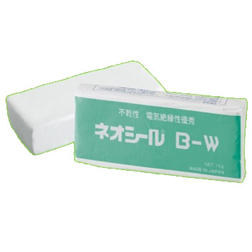 日東化成工業 B-W 一般パテ ネオシール 不乾性・電気絶縁性優秀   ホワイト 1kg
