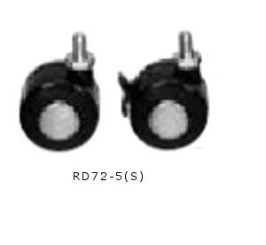 日東工業  RD72-5 キャスター 適用機種FL/FKシリーズ H=58mm 車輪材質ナイロン 車径φ50 許容質量60kg/1コ 製品質量0.4kg ストッパー無 2個セット