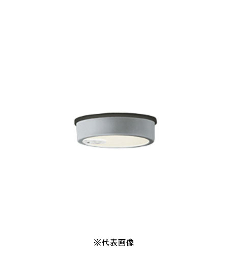 オーデリック OG254538R 軒下用シーリングライト 防雨型人感センサーＯＮ-ＯＦＦ型 白熱灯60W相当 電球色 マットシルバー