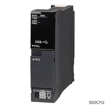 三菱電機 R00CPU MELSEC iQ-Rシリーズ シーケンサCPUユニット プログラム容量:10Kステップ 基本命令処理時間(LD X0):31.36ns