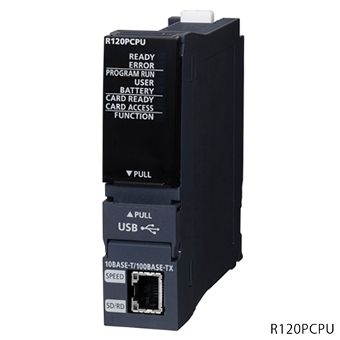 三菱電機 R120PCPU MELSEC iQ-Rシリーズ プロセスCPUユニット  プログラム容量:1200Kステップ(一般制御) 基本命令処理時間(LD):0.98ns