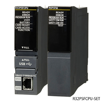 三菱電機 R32PSFCPU-SET MELSEC iQ-Rシリーズ SIL2プロセスCPUセット プログラム容量:320Kステップ(一般制御) 基本命令処理時間(LD):0.98ns