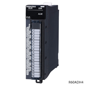 三菱電機 R60ADH4 MELSEC iQ-Rシリーズ 高速アナログ－ディジタル変換ユニット 電圧・電流入力:4ch
