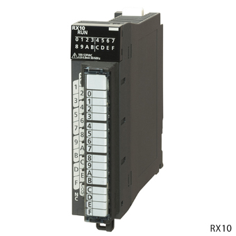 三菱電機 RX10 MELSEC iQ-Rシリーズ AC入力ユニット  AC入力：16点 AC100〜120V