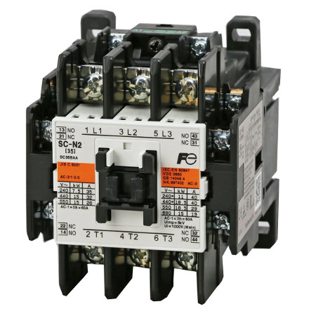 富士電機 SC-N2 標準形 電磁接触器 主回路200V ケースカバーなし 補助接点2a2b