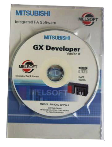 三菱電機 SW8D5C-GPPW-J MELSOFT GX Developer Ver8 シーケンサプログラミングソフトウェア(日本語版) 標準ライセンス品
