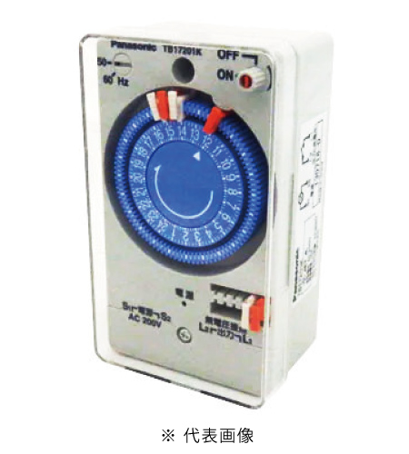 パナソニック TB17201N ボックス型タイムスイッチ 交流モータ式 AC200V用 24時間式 1回路型 別回路 停電補償なし