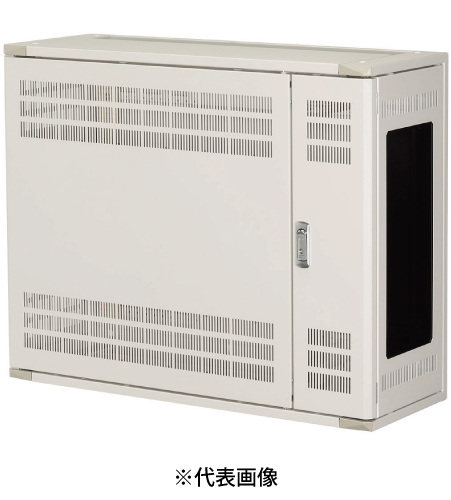 日東工業 THD21-865W HUB収納キャビネット 壁掛けワイドタイプ 色ペールホワイト塗装 外形mm(W800 h650 D210) 取付ユニット3U