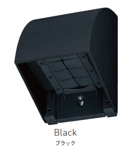 パナソニック WP9681BK スマート防雨引込カバー 露出取付形 色 ブラック