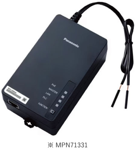 パナソニック WPN71311 nessumTM対応 PLCアダプター PoE給電 LAN変換 端子台取付タイプ 屋外用 100V～242V