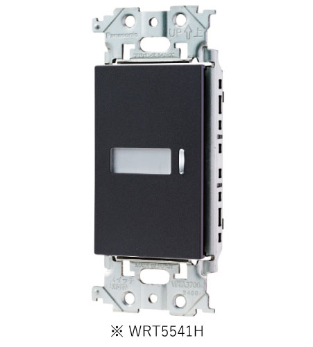 パナソニック WRT5541H フル2線式リモコン スイッチ 1コ用 光アドレス設定式 アドバンス形 マットグレー プレート別売