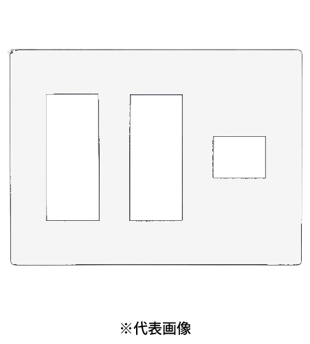 パナソニック WTL7707WK 簡易耐火コンセントプレート 7コ用 色マットホワイト