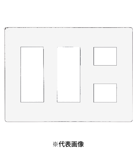 パナソニック WTL7708WK 簡易耐火コンセントプレート 8コ用 色マットホワイト