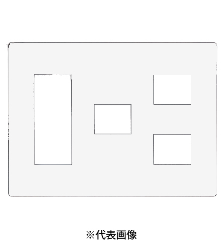 パナソニック WTL7776WK 簡易耐火コンセントプレート 3コ+1コ+2コ用 色マットホワイト