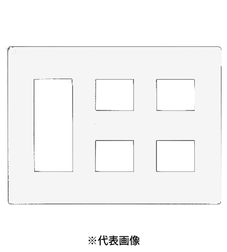 パナソニック WTL7787WK 簡易耐火コンセントプレート 3コ+2コ+2コ用 色マットホワイト